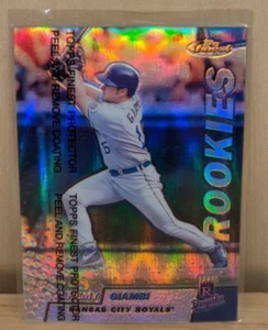 1999 Topps Finest REFRACTOR #146 Jeremy Giambi Royals RARE PARALLEL - Picture 1 of 2