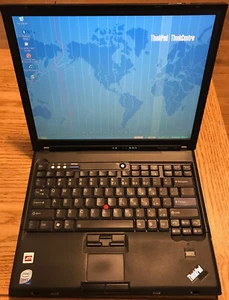 Thinkpad T60P 14" - FireGL v5250, 1.8ghz, 2gb, 80gb HDD, Win XP, complete. - Picture 1 of 5