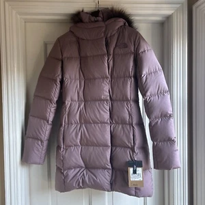 NEW! The North Face Women's  Dealio Down Parka in Twilight Mauve Small - Picture 1 of 12