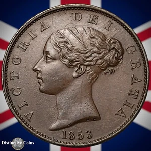 Great Britain 1853 Half Penny 1/2d GB5267 - Picture 1 of 2