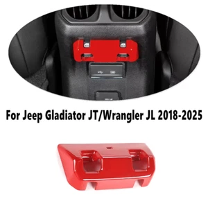 Car Rear Window Lift Switch Cover For Jeep Gladiator JT/JL 18-25 Accessories Red - Picture 1 of 9
