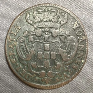 1734 Portugal 10 Reis - Picture 1 of 4