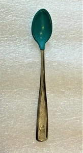 Small Spoon - Baby Spoon with Green Plastic Bowl - Picture 1 of 3