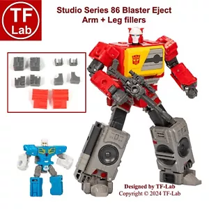 Upgrade Kit Transformers Studio Series 86 Blaster Arm Leg Fillers/Fillets TF-Lab - Picture 1 of 9