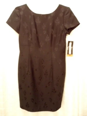 Nuevo con etiquetas Vestido negro para mujer talla 4P de John Roberts manga gorra forrada cremallera Foto 1 de 4