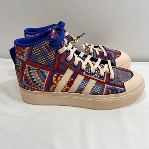 Zapato Adidas Para Mujer 11 FARM Rio x Bravada 2.0 Patchwork Plataforma Mid Skateboard - Imagen 1 de 12