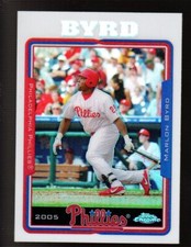 2005 Topps Chrome REFRACTOR #378 Marlon Byrd PHILADELPHIA PHILLIES
