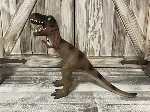 Dinosaur Toys T Rex 2011 Tyrannosaurus Rex 2011 2112A Soft Rubber 1ft - Picture 1 of 11