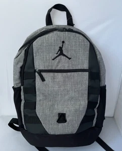 Nike Jordan Backpack Carbon Heather Grey Laptop Bag Back To School 9A0692 - Picture 1 of 8
