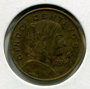 Foreign Coin - Mexico - Five Centavos 1961 - Picture 1 of 2