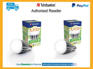 Verbatim LED Bulb B22 E27 8W Warm White Classic A Globe 240V 3yr Warranty - Picture 1 of 3
