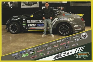 2024 Jonathan Nerren signed Ford Shelby Mustang SEMA Show Drifting Hero Card - Picture 1 of 2
