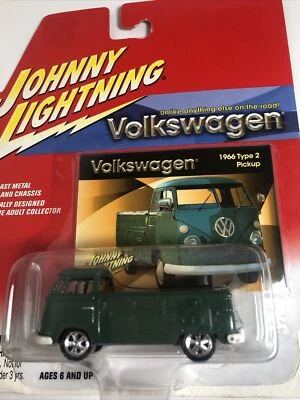 Тип 2 Volkswagen пикап 1966 зеленый новый низ картона показывает износ см. Рисунок - Изображение 1 из 4