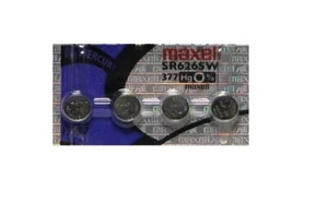 4 Maxell 377 Watch Batteries SR626SW SR626 V377 SR66 - Picture 1 of 1