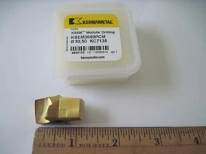 Kennametal KSEM3050PCM KC7135 Carbide Drill Tip 30.50mm (1.2"), Size 8, 2646103 - Picture 1 of 5
