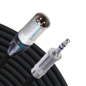 NSUM-10-MN1 phone/headphone 3.5mm to XLR Male adapter cable - Picture 1 of 1