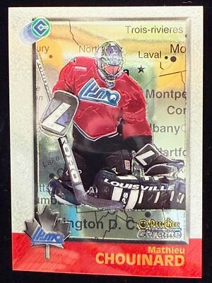 1998-99 Bowman Chrome CHL OPC International Mathieu Chouinard #82 Hockey Card 🏒 - Image 1 of 2