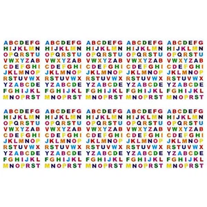 700x Buchstaben Sticker Alphabet ABC Aufkleber Bunt Hologramm Scrapbooking uvm. - Bild 1 von 1
