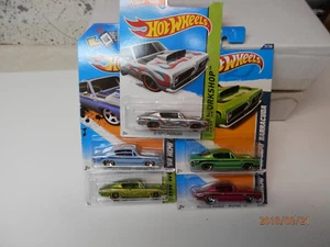 HOT WHEELS 1968 Hemi Barracudas set of 5 different colors n1 - Picture 1 of 6