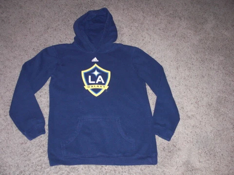 LA GALAXY blue soccer Hoodie Sweatshirt youth XL Cover