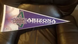 MLB Arizona Diamondbacks Baseball Pennant 1995 Flag Tag Express/Trench NICE  - Picture 1 of 5
