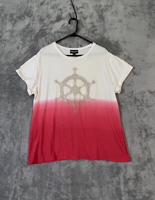 Top náutico de verano Newport News Ombré para mujer talla grande 2X club náutico Foto 1 de 4