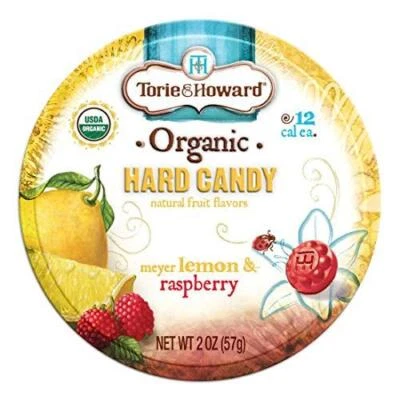 Torie and Howard Organic Hard Candy Lemon and Raspberry, 2 Ounce - Image 1 of 4