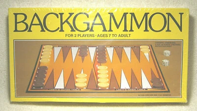 VINTAGE 1981 WHITMAN BACKGAMMON #4832 BOARD GAME - NEW SEALED - NICE - Image 1 of 4