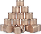 DINGPAI Candle Tin 18 Pcs, 4oz Candle Containers, Candle Jars for DIY Candle Mak