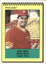 1991 Tucson Toros ProCards #2229 Dave Engle CO