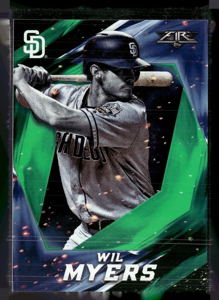 2017 TOPPS FIRE GREEN /199 WIL MYERS PADRES - Image 1 of 1