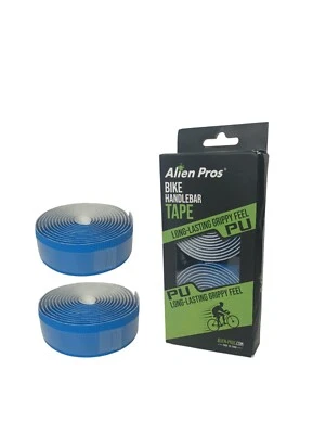 New Alien Pros Bike Handlebar Tape Blue (Set of 2) - Wrap Your Bike 2160mm 30mm - Image 1 of 4