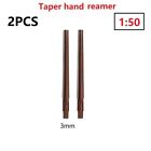 Conical Degree Manual Pin Hand Reamer 2Pcs Taper Shank Cnc Tools
