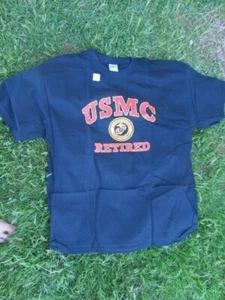 Official Brand New "USMC - RETIRED" T-Shirt, Marine Corps, GREAT GIFT, Semper Fi - Picture 1 of 6