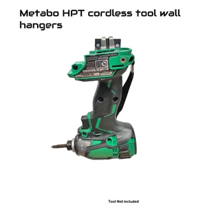Soportes de suspensión de pared para Metabo HPT batería inalámbrica herramientas taladro Hitachi - Imagen 1 de 2