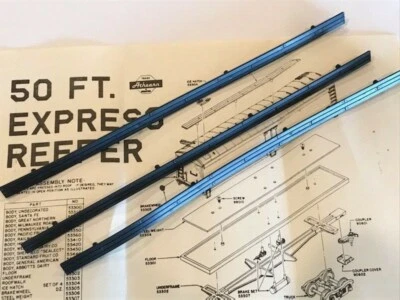 Athearn HO Blue Box Kit Parts - 50' Express Reefer #53303 Roofwalk 3 Pack NEW! - Image 1 of 3
