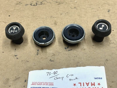 73-80 Chevy GMC Truck Suburban Blazer perillas de radio OEM 1973-1987 K10 C10 K5 K20 Foto 1 de 4