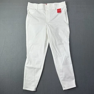 Jeans skinny alla caviglia nuovi con etichetta Spanx bianchi forma SPANX EveryWear XL 20271R - Foto 1 di 13