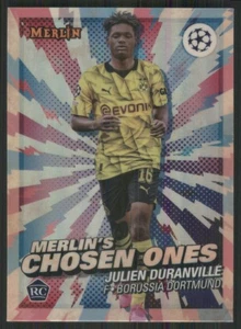 2023-24 Merlín UEFA Clubes Competiciones Elegido #MC7 Julien Duranville 83 - Imagen 1 de 2