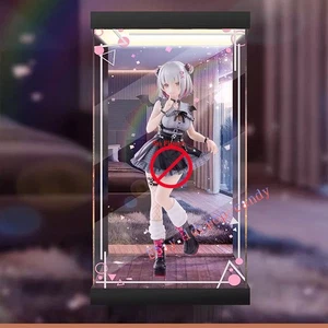 Display Case 2 Lights Fit F:Nex HoneyStrap-Suou Patra 1/7 Scale PVC Figure - Picture 1 of 4