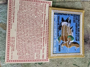 Federal Duck Stamp Patch 50th Aniversary    - Picture 1 of 1