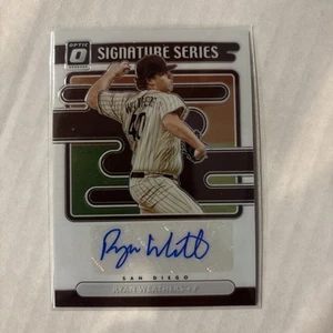 RYAN WEATHERS 2021 PANINI DONRUSS OPTIC SIGNATURE SERIES #SS-RW PADRES - Picture 1 of 2