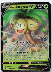 Alolan Exeggutor V - SWSH225 Sword & Shield Promo Cards Promo Holo MP Pokémon - Picture 1 of 2