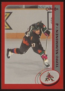 Teppo Numminen #158 2002-03 O-Pee-Chee Red Phoenix Coyotes SP /100 - Picture 1 of 3