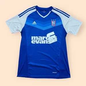 Adidas Ipswich Town Soccer Jersey 2016/2017 Kit Blue Men’s Medium  - Picture 1 of 7