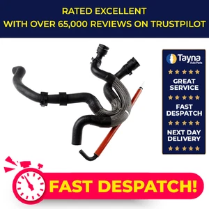 Heater Hose 02-2104 Gates Coolant 1J0121156AT 427522104 Top Quality Guaranteed - Picture 1 of 8