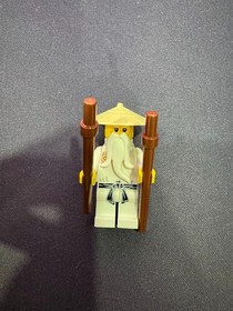 LEGO&reg; Ninjago&trade; Master Wu White Minifigure Staff From Set 70734