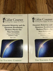 Great Courses Einstein's Relativity & the Quantum Revolution Modern Physics 2 - Picture 1 of 3