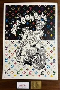 Art Poster Dragonball DEATH NYC World-Limited 100 Contemporary goku Louisvitton - Picture 1 of 3