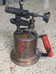 1921 Clayton & Lambert Brass Torch Antique. Working - Picture 1 of 5